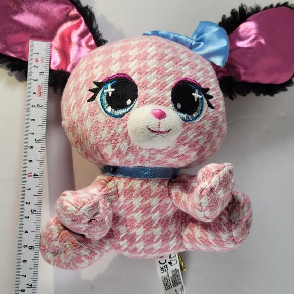 GUND P.Lushes Pets Cala Basset Hound Plush Pink Bow 6" Stuffed Animal Stuffie - Picture 15 of 16